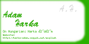 adam harka business card